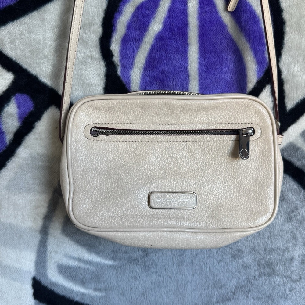 Marc by Marc Jacobs Sally Beige Leather Crossbody Bag